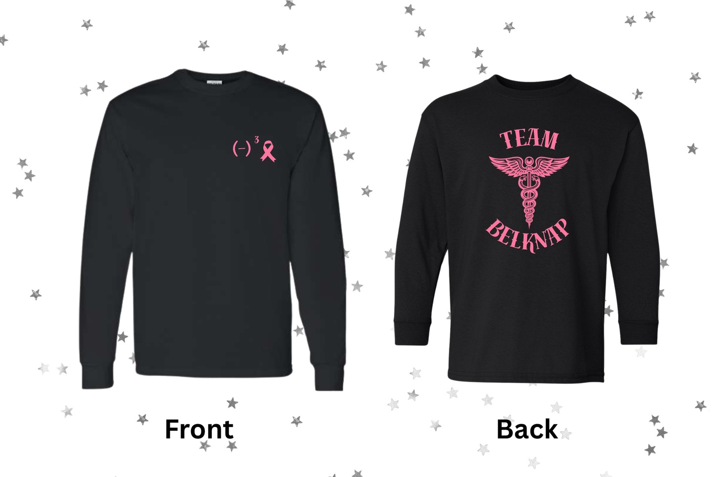 Team Belknap - Youth Long Sleeve Black