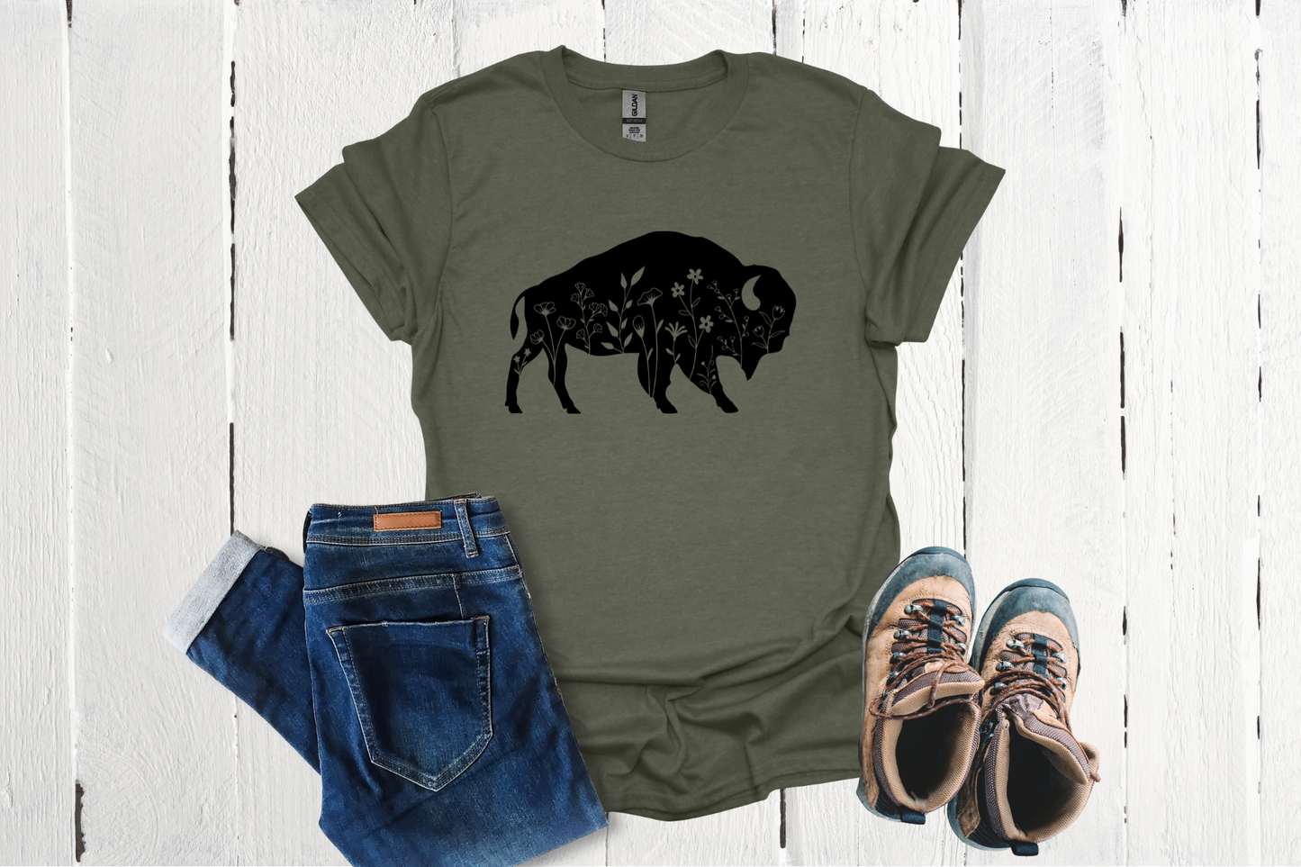 Bison Floral - Various Colors Available