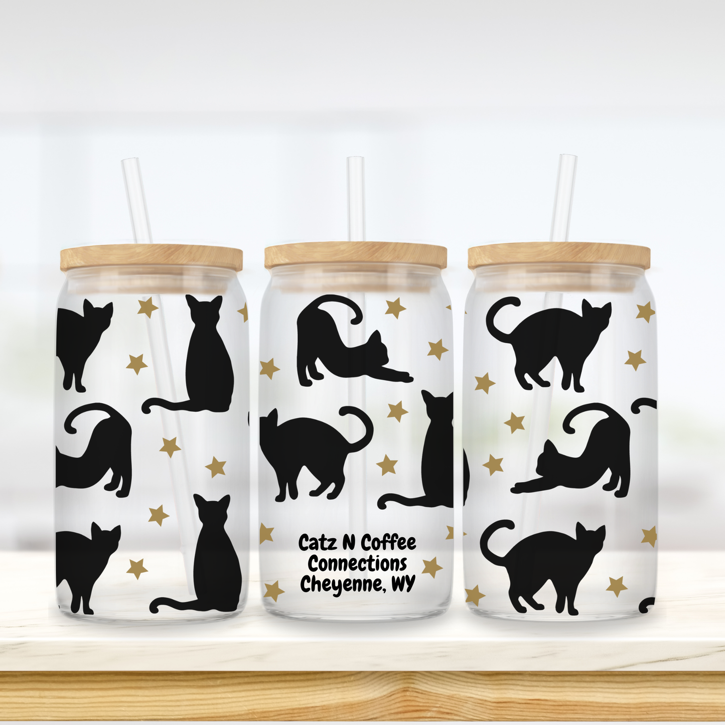 Enchanting Black Cat Tumbler
