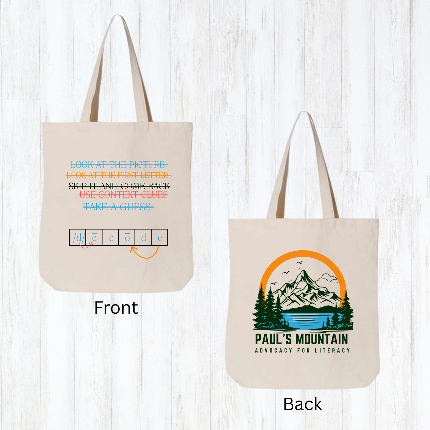 Paul's Mountain Tote Bag - Various Designs Available