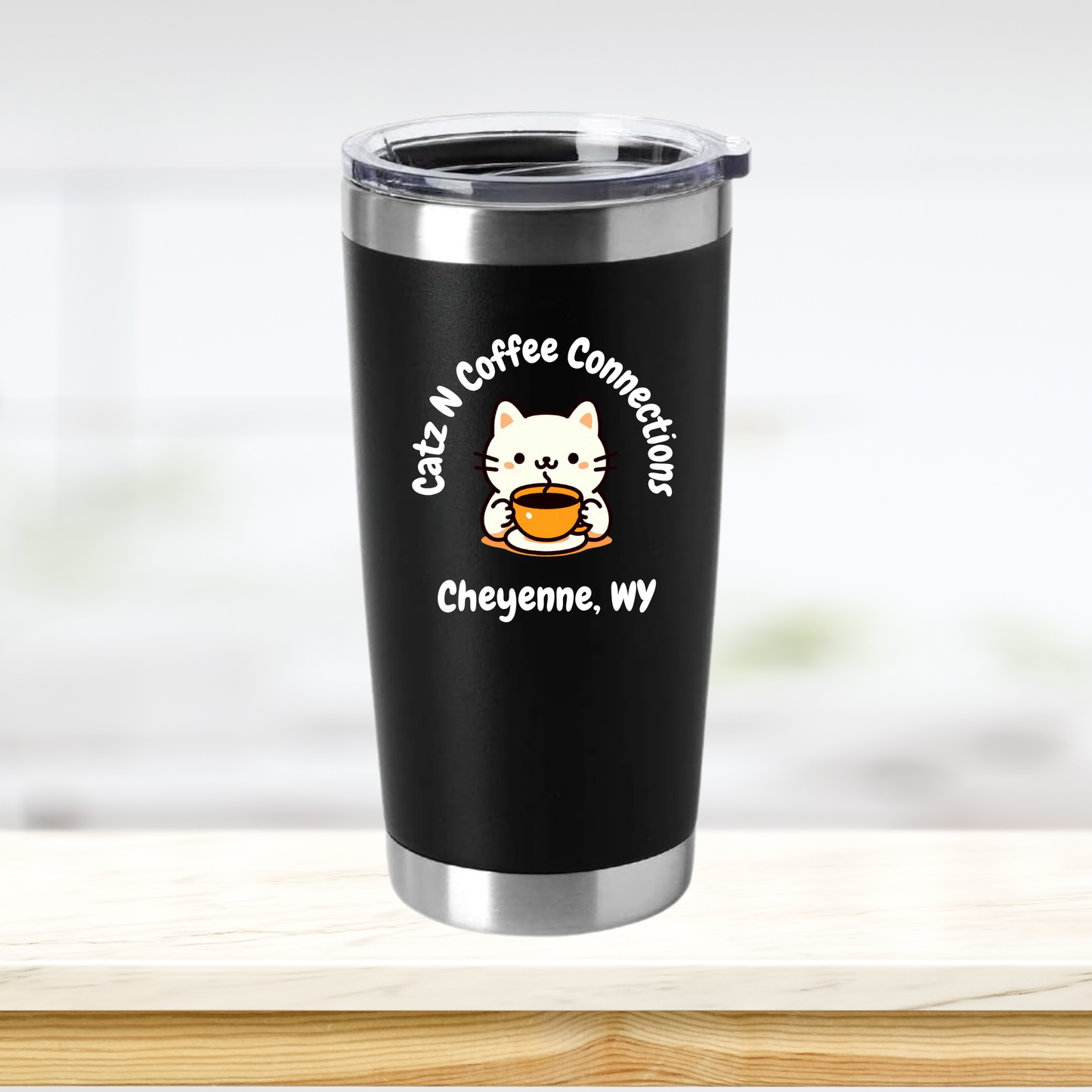Cats & Coffee Insulated Tumbler