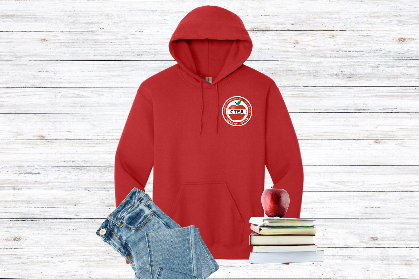 CTEA Pocket Logo - Hooded Sweatshirt