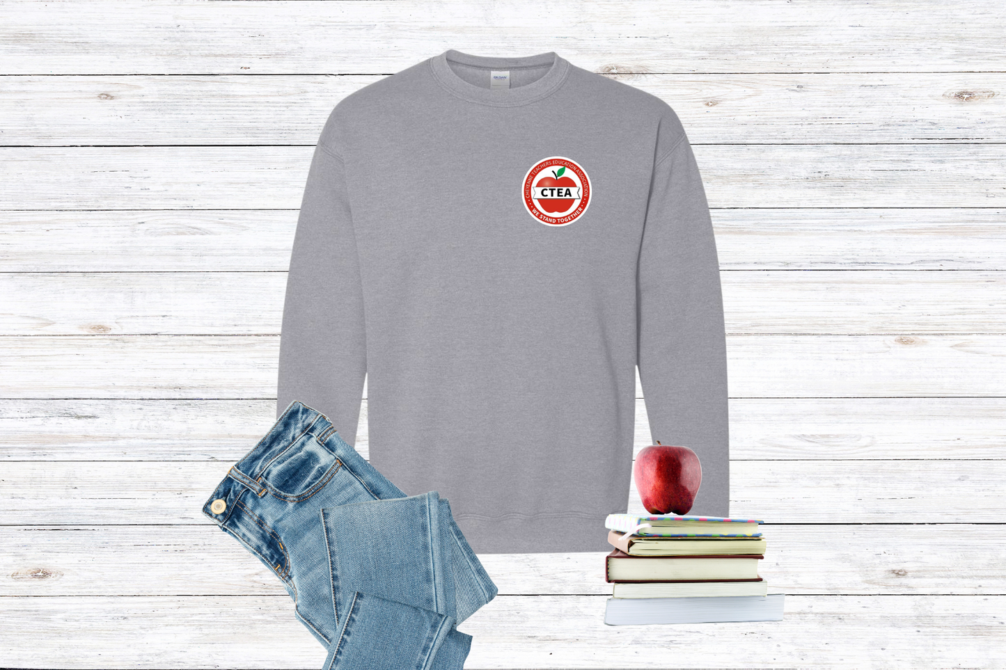 CTEA Pocket Logo - Crewneck Sweatshirt