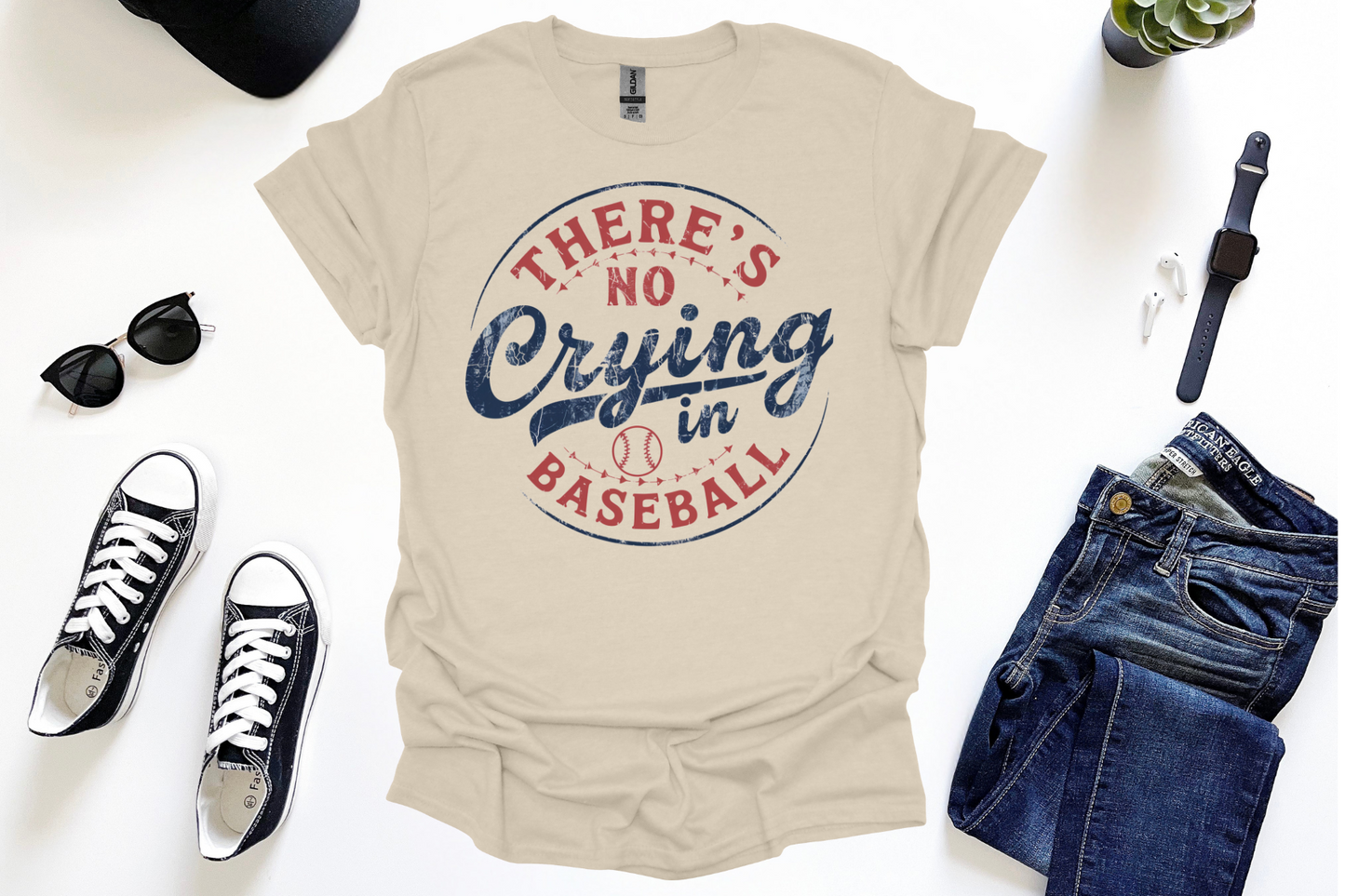 No Crying in Baseball - Various Colors Available