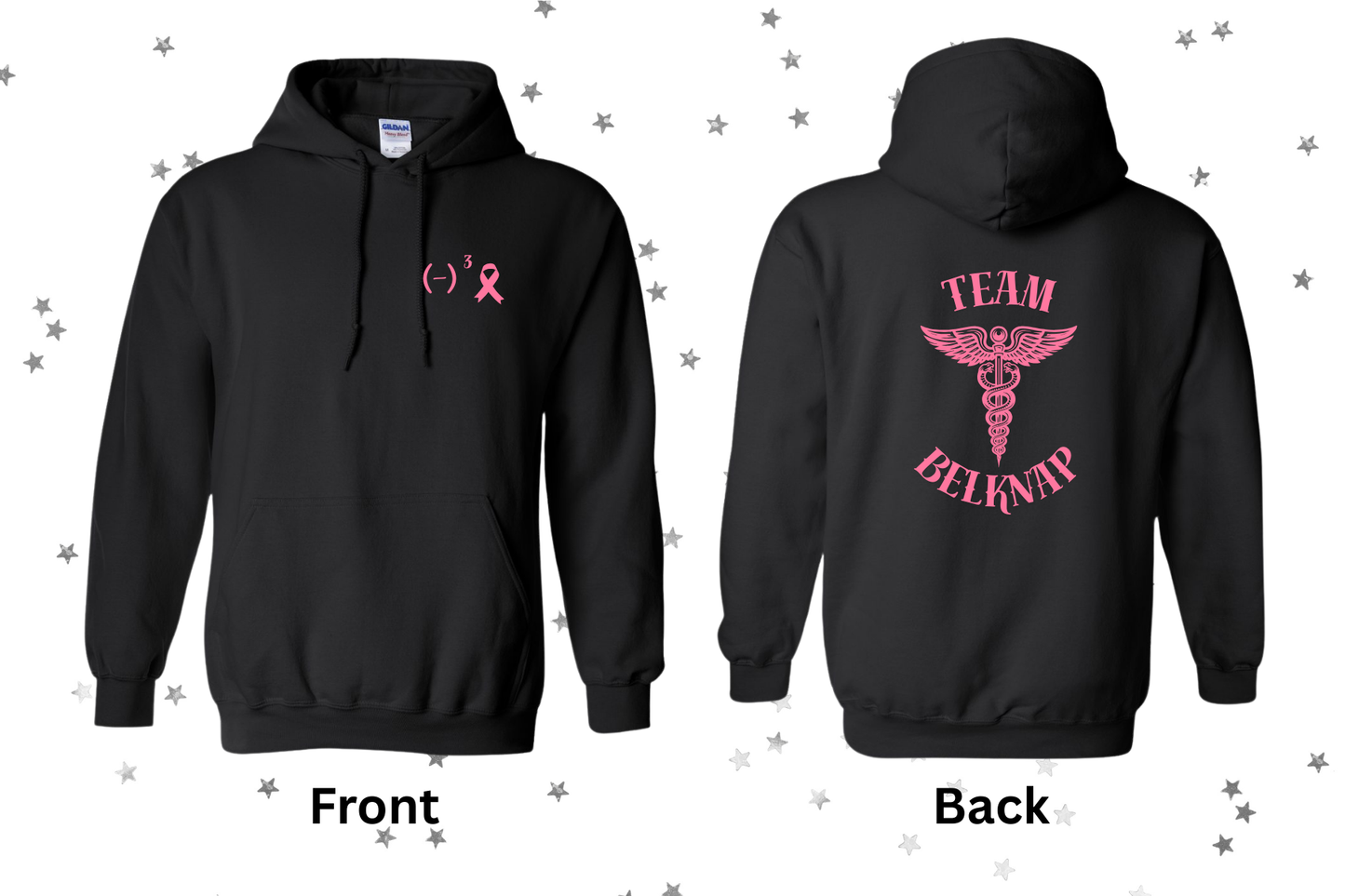 Team Belknap - Hooded Sweatshirt Black