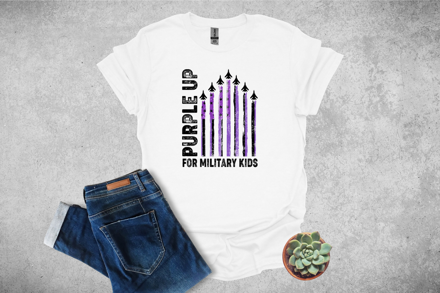 Month of the Military Child (Planes) - Various Colors Available