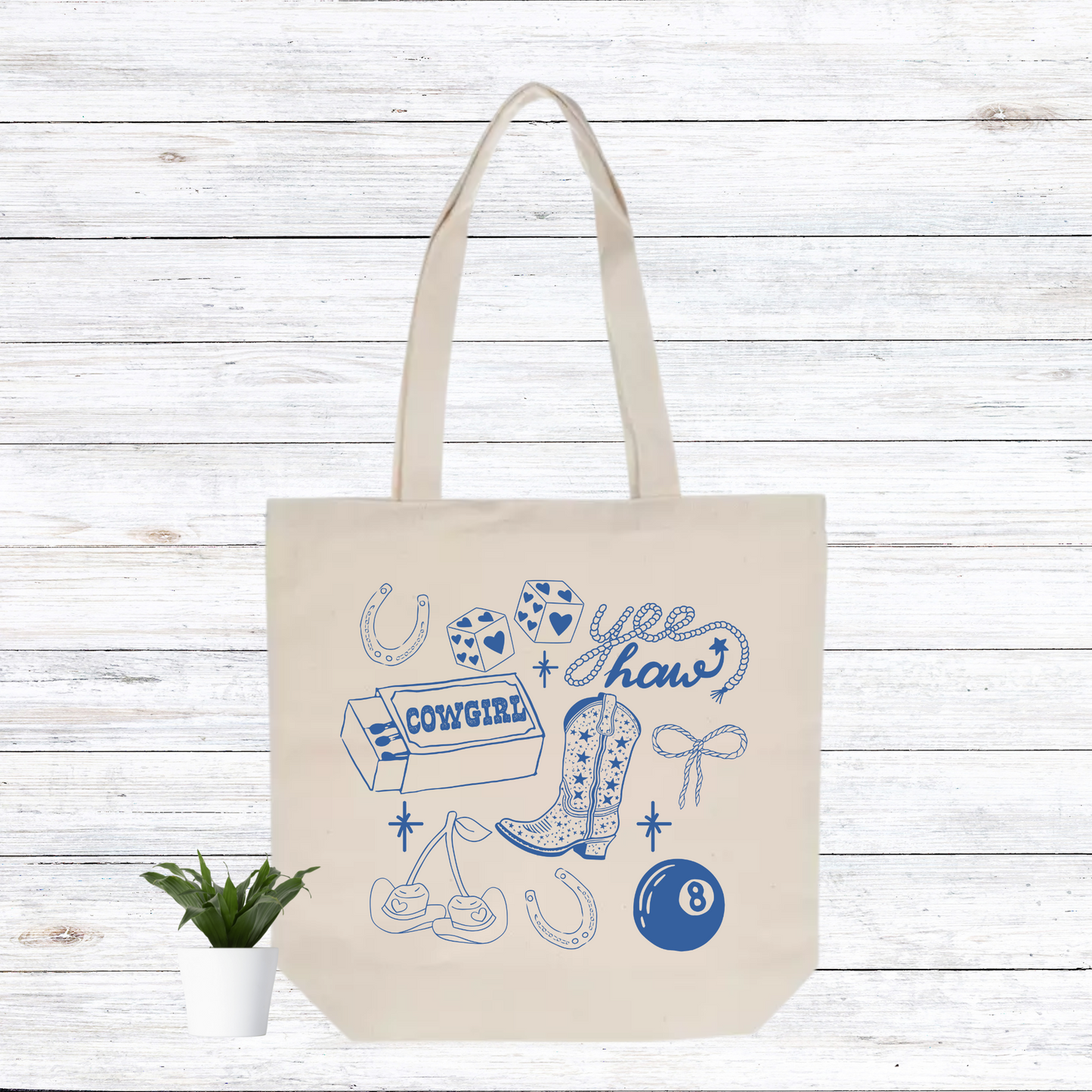 Matchbook Cowgirl Tote - Various Colors Available