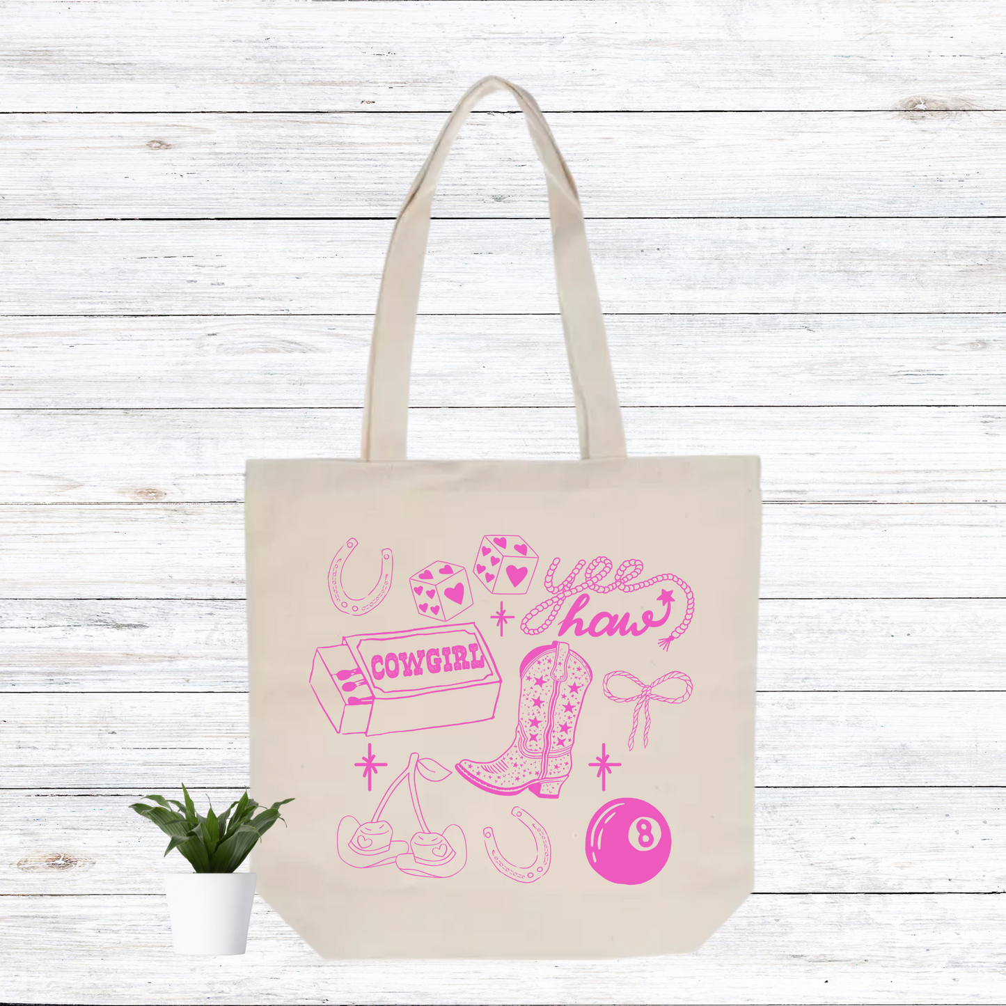 Matchbook Cowgirl Tote - Various Colors Available