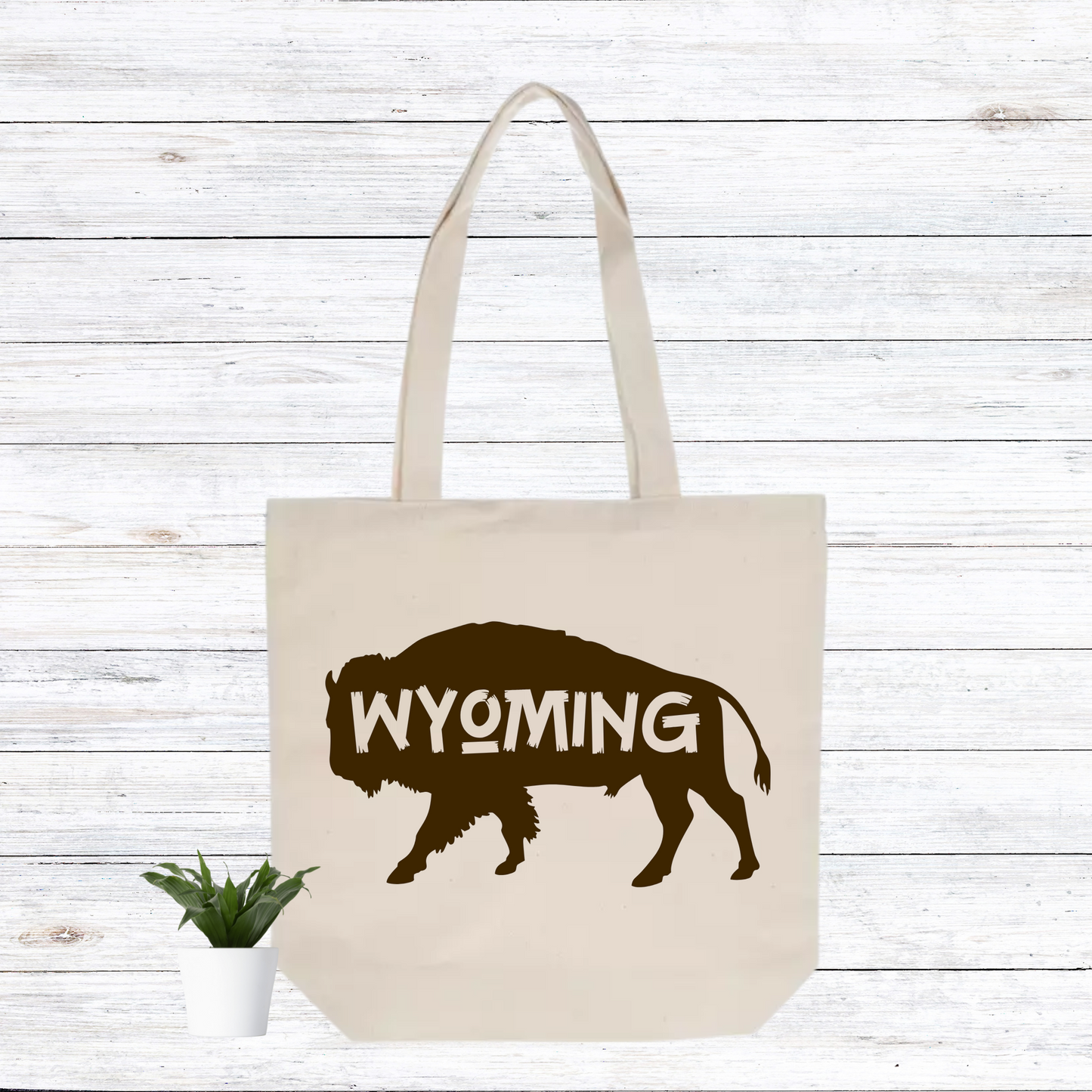 Wyoming Bison Tote