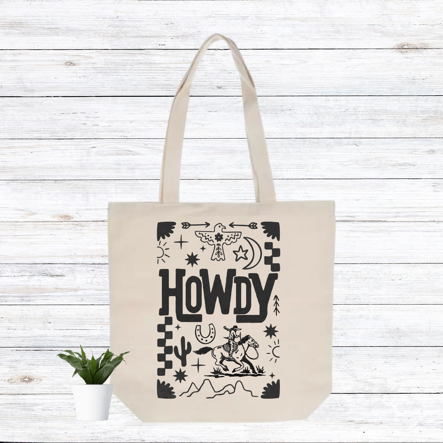Howdy Tote - Various Colors Available