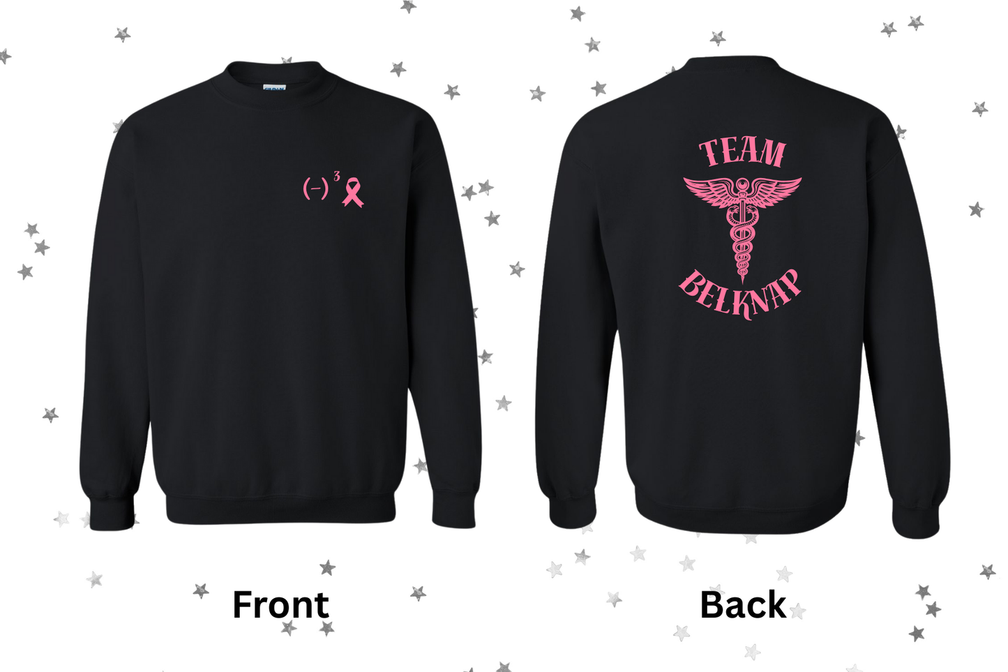 Team Belknap - Crewneck Sweatshirt Black
