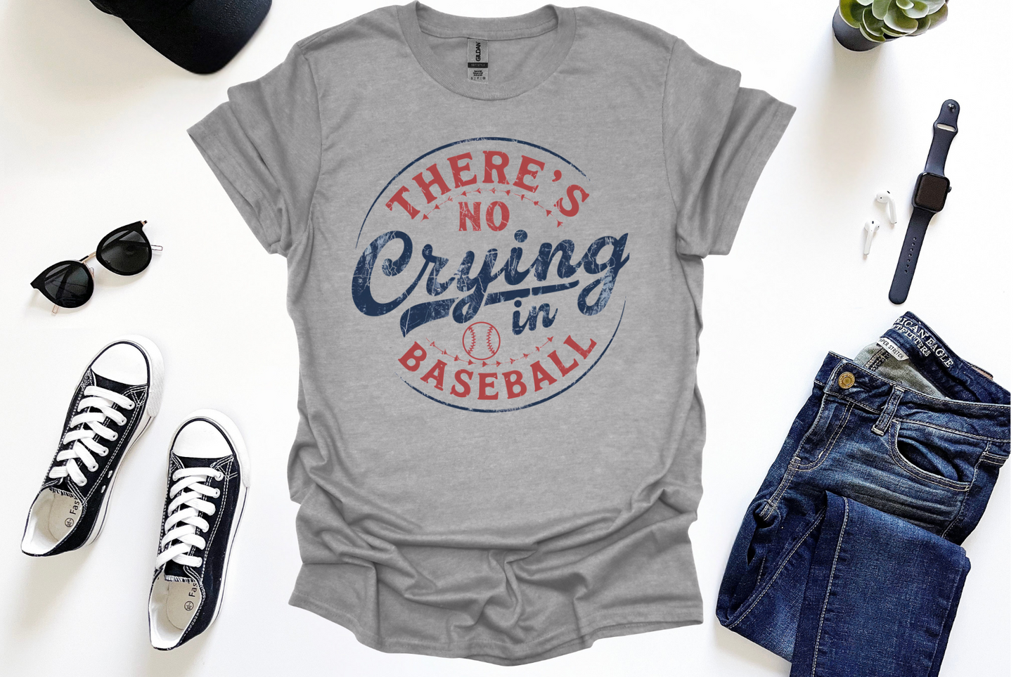 No Crying in Baseball - Various Colors Available