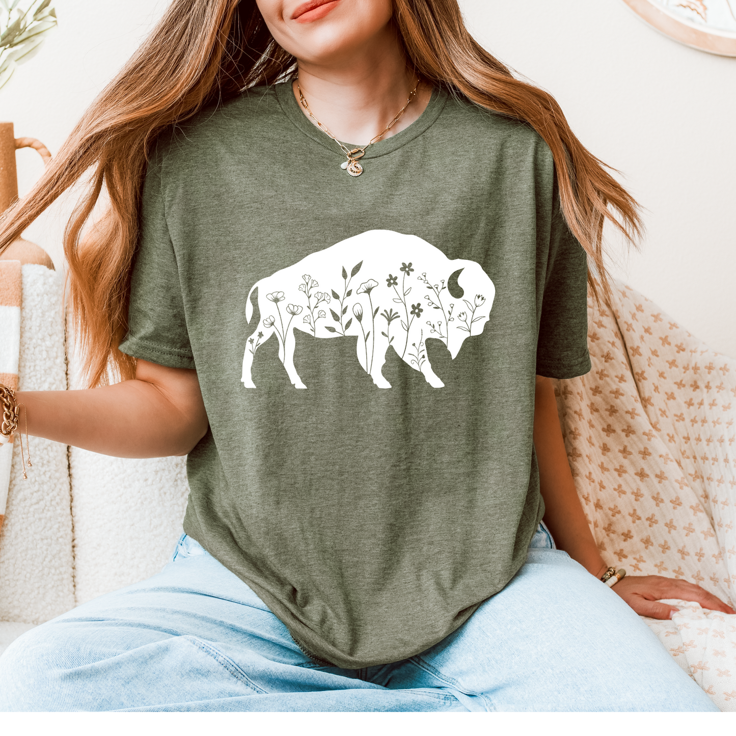 Bison Floral - Various Colors Available