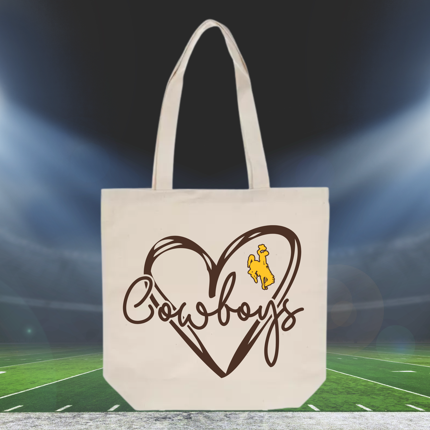Heart Cowboys Tote