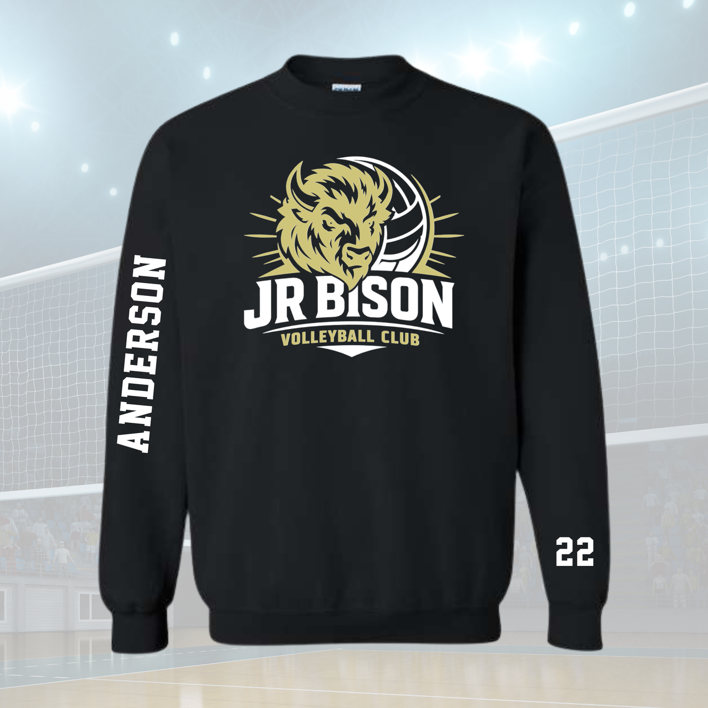 Junior Bison Logo (Black) - Various Styles Available