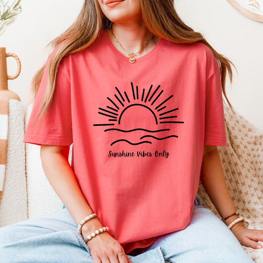 Sunshine Vibes Only - Various Colors Available