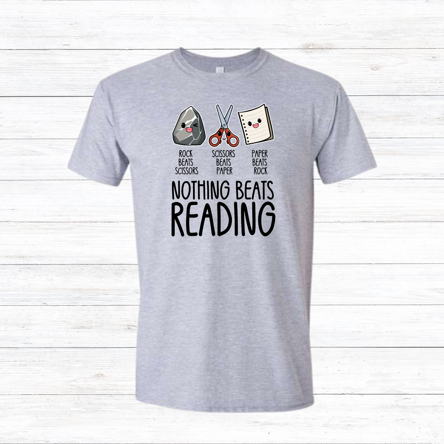 Rock, Paper, Reading - Various Styles and Colors Available
