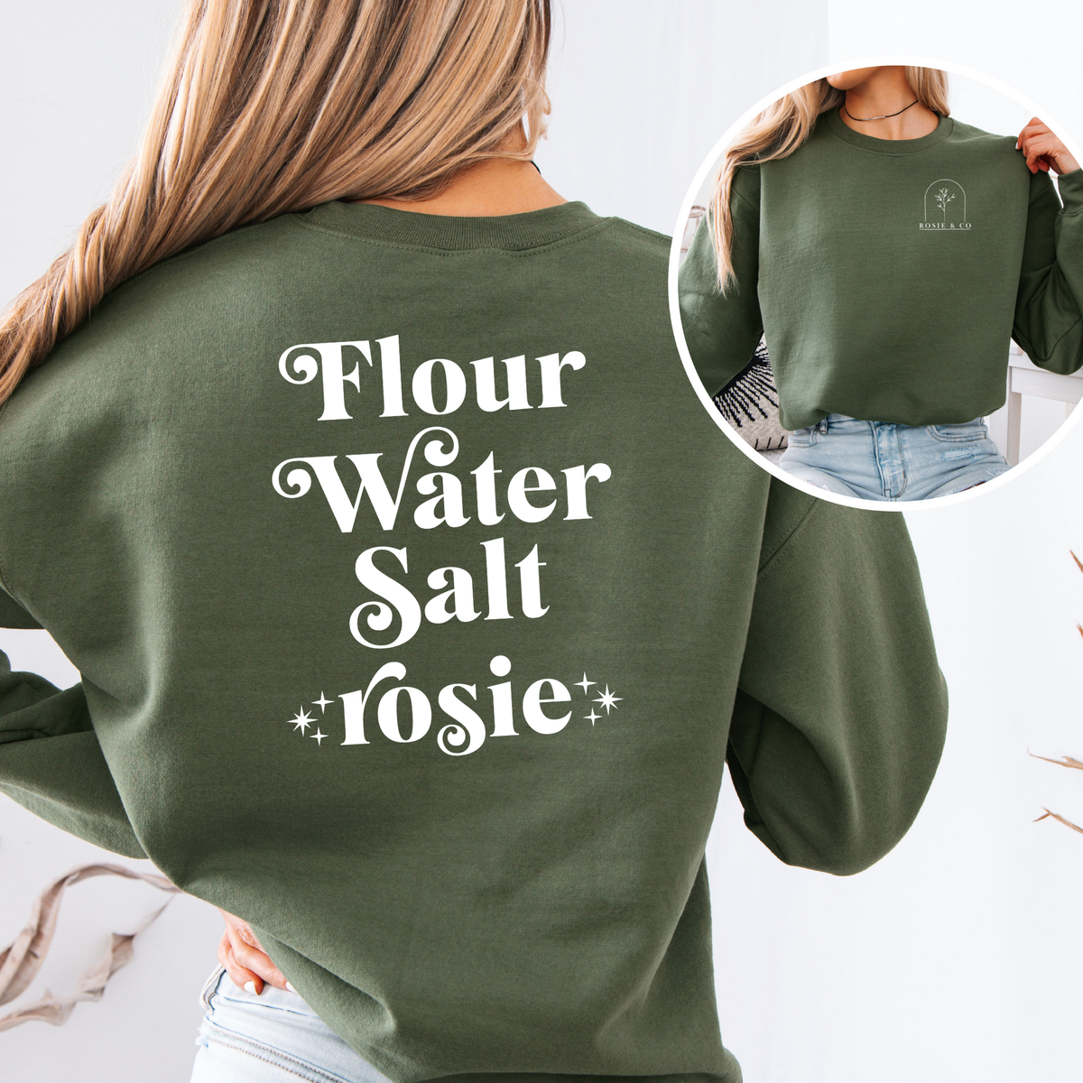 Flour, Water, Salt, Rosie Crewneck
