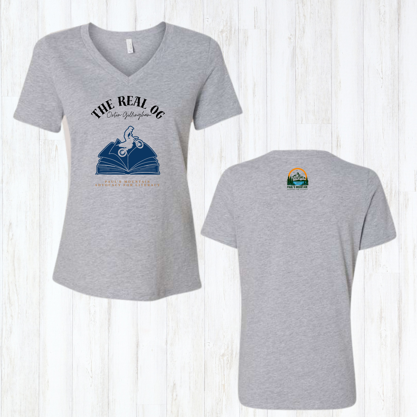 The Real OG Dirt Bike - Ladies V-Neck