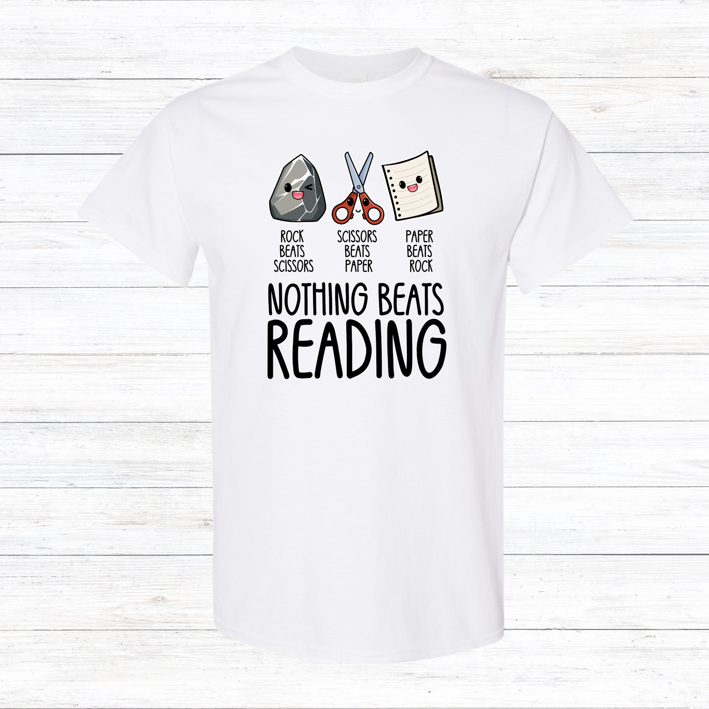 Rock, Paper, Reading - Various Styles and Colors Available