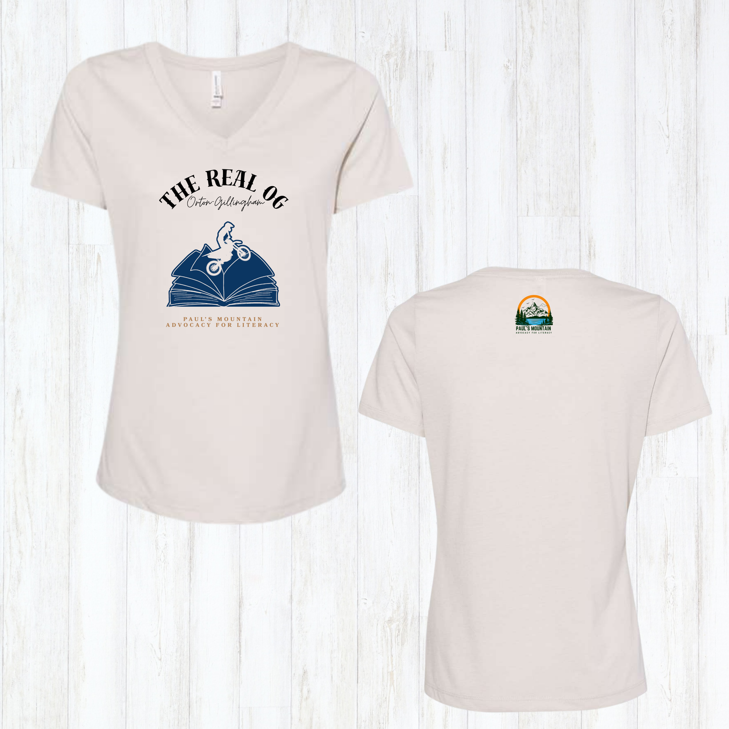 The Real OG Dirt Bike - Ladies V-Neck