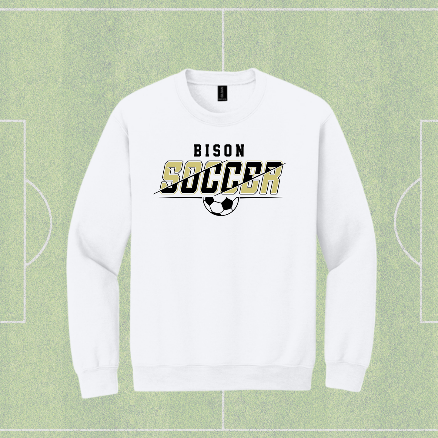 Bison Soccer - Crewneck Sweatshirt