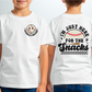 Here for the Snacks (Baseball Brother) - Various Colors Available