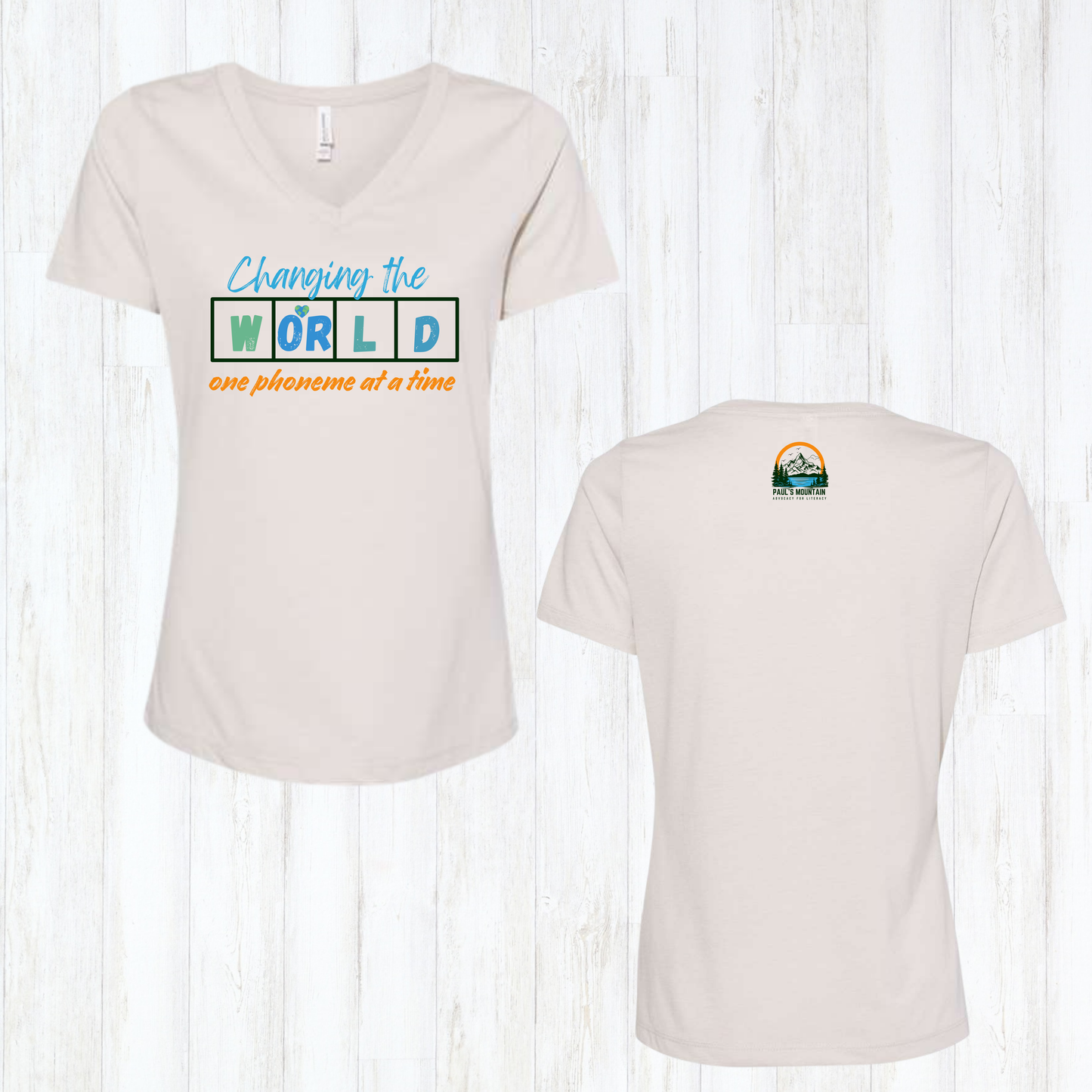 Phonemic Awareness - Ladies V-Neck
