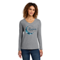 Port & Co Womens Long Sleeve Fan Favorite V-Neck Tee