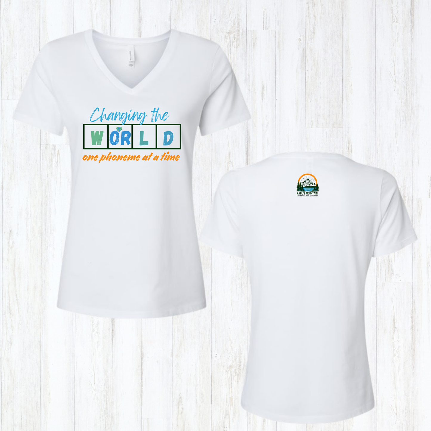 Phonemic Awareness - Ladies V-Neck