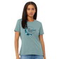 Bella + Canvas Womens Relaxed Fit Heather CVC Tee