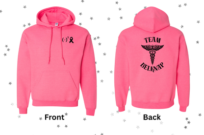 Team Belknap - Hooded Sweatshirt Pink