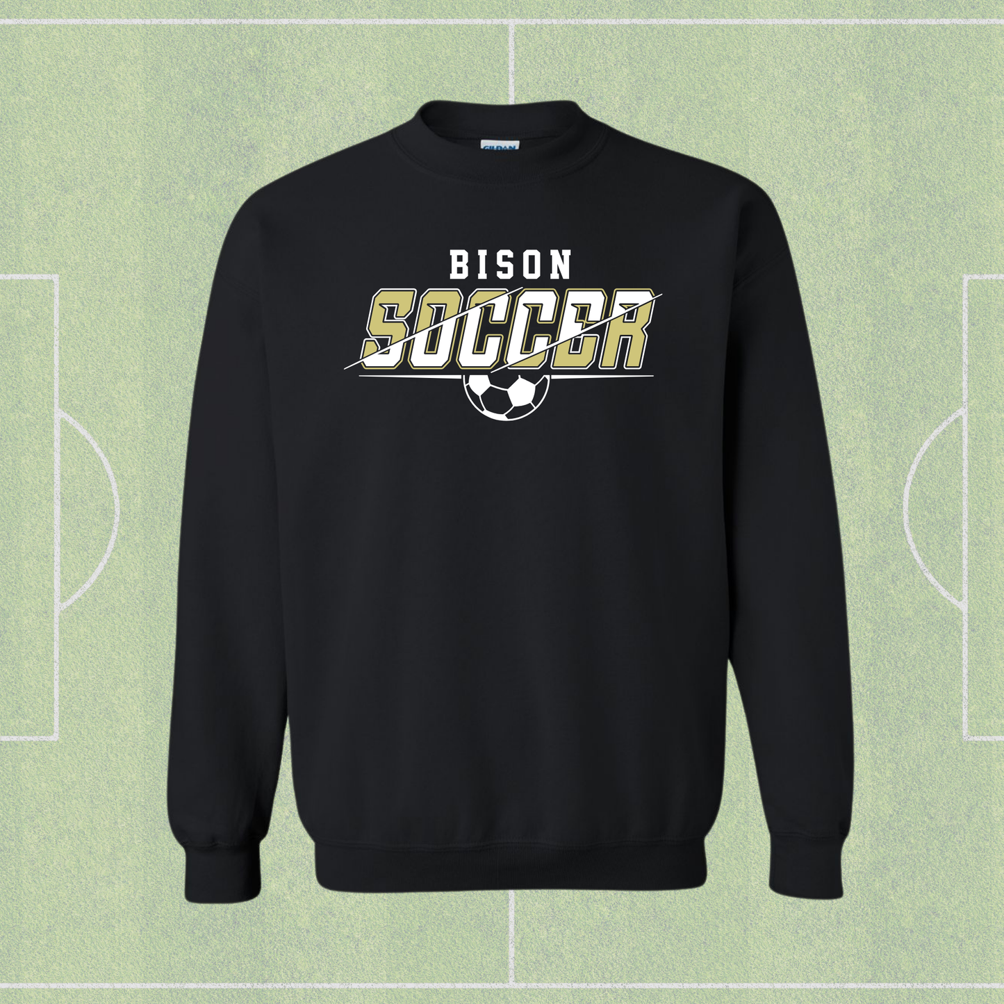Bison Soccer - Crewneck Sweatshirt