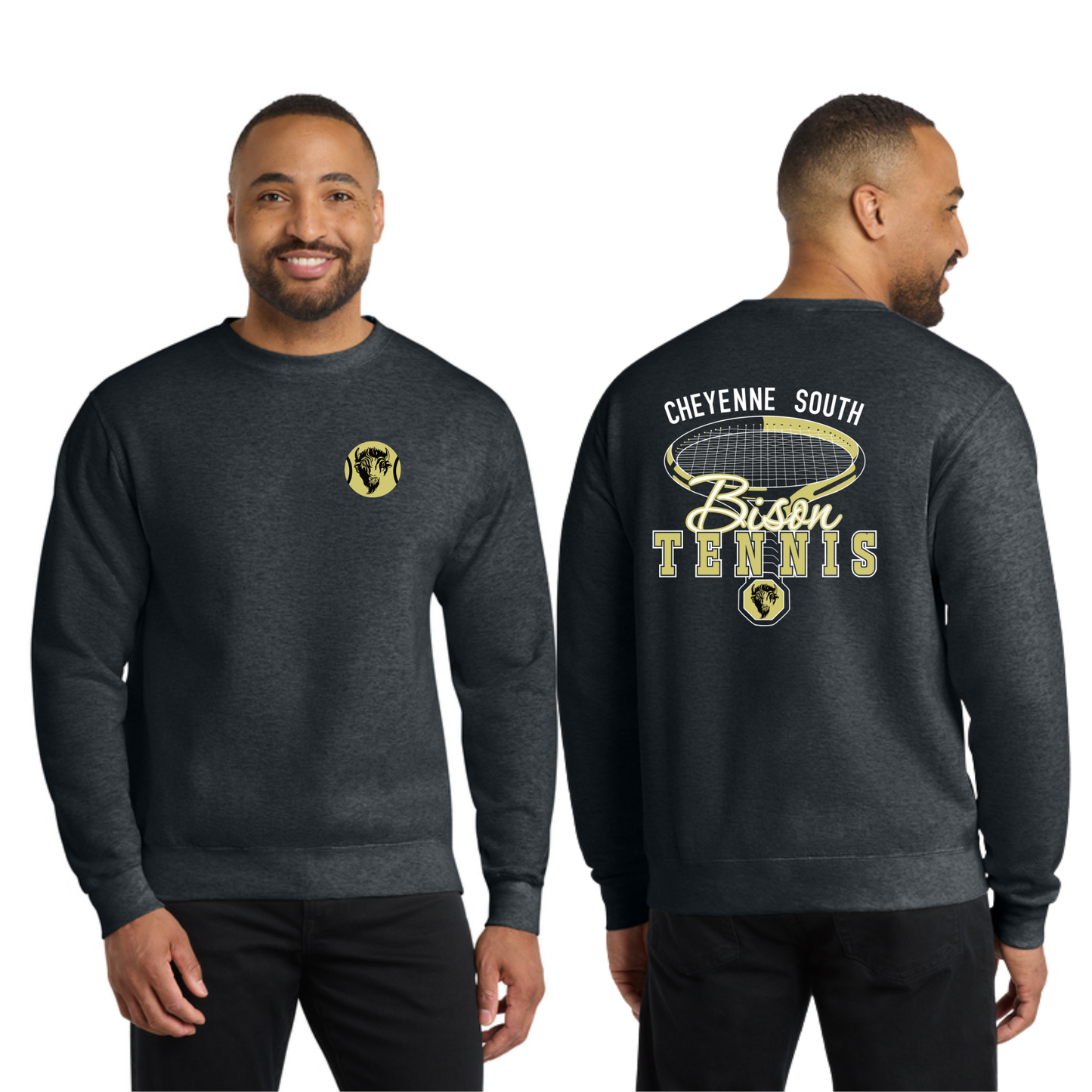 Bison Tennis Crewneck Sweatshirt