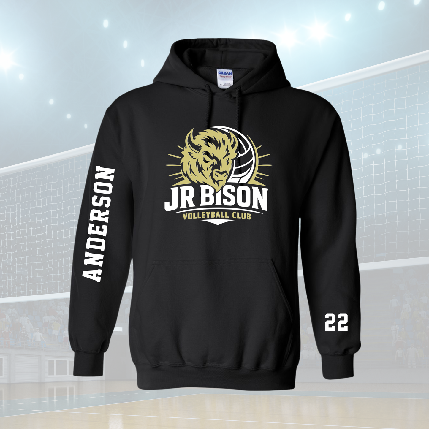 Junior Bison Logo (Black) - Various Styles Available