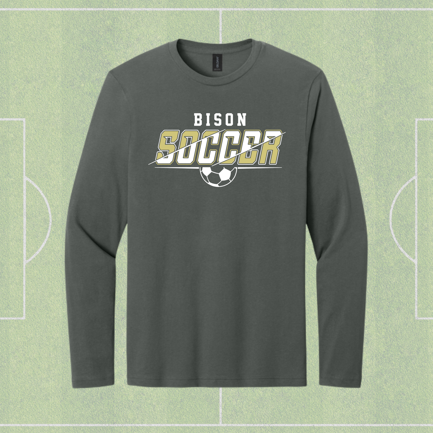 Bison Soccer Tee - Long Sleeve Tee