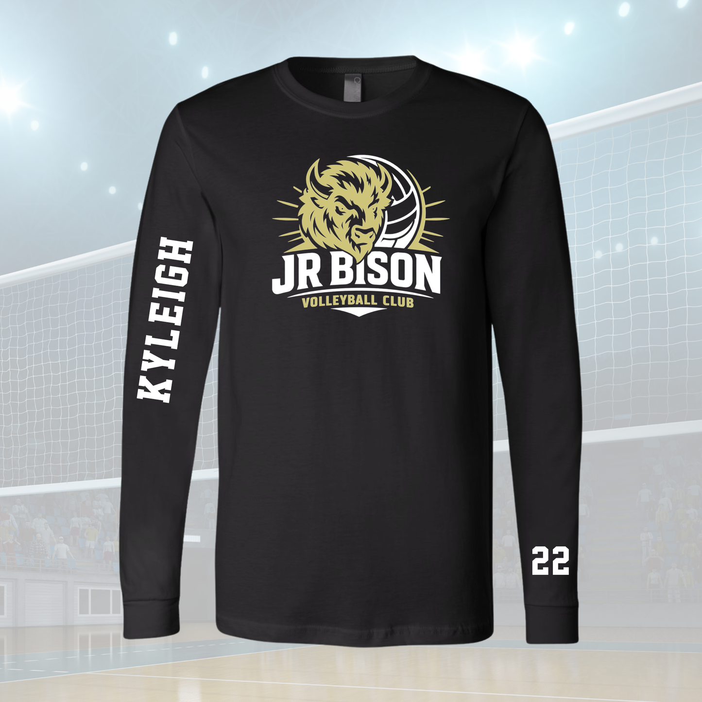 Junior Bison Logo (Black) - Various Styles Available