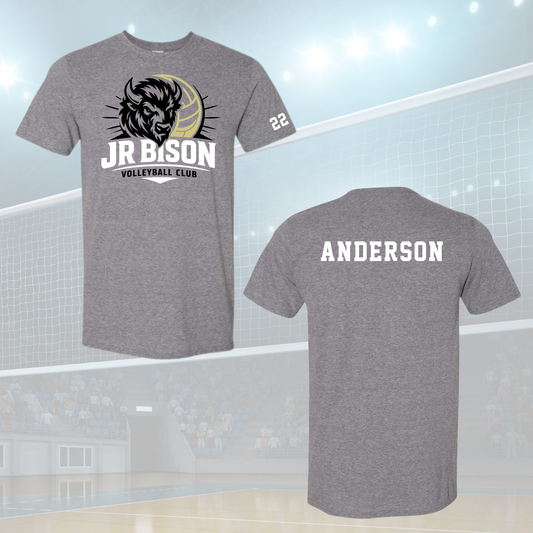 Junior Bison Logo (Graphite) - Various Styles Available