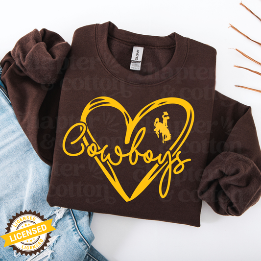 Heart Cowboys - Brown
