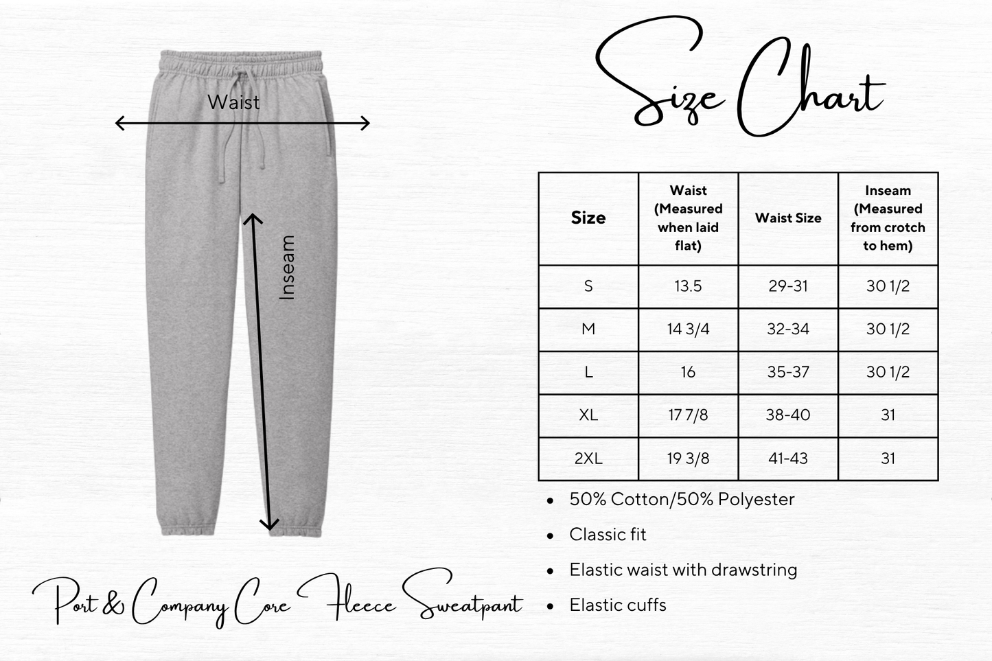 Unisex Classic Crest Sweatpants