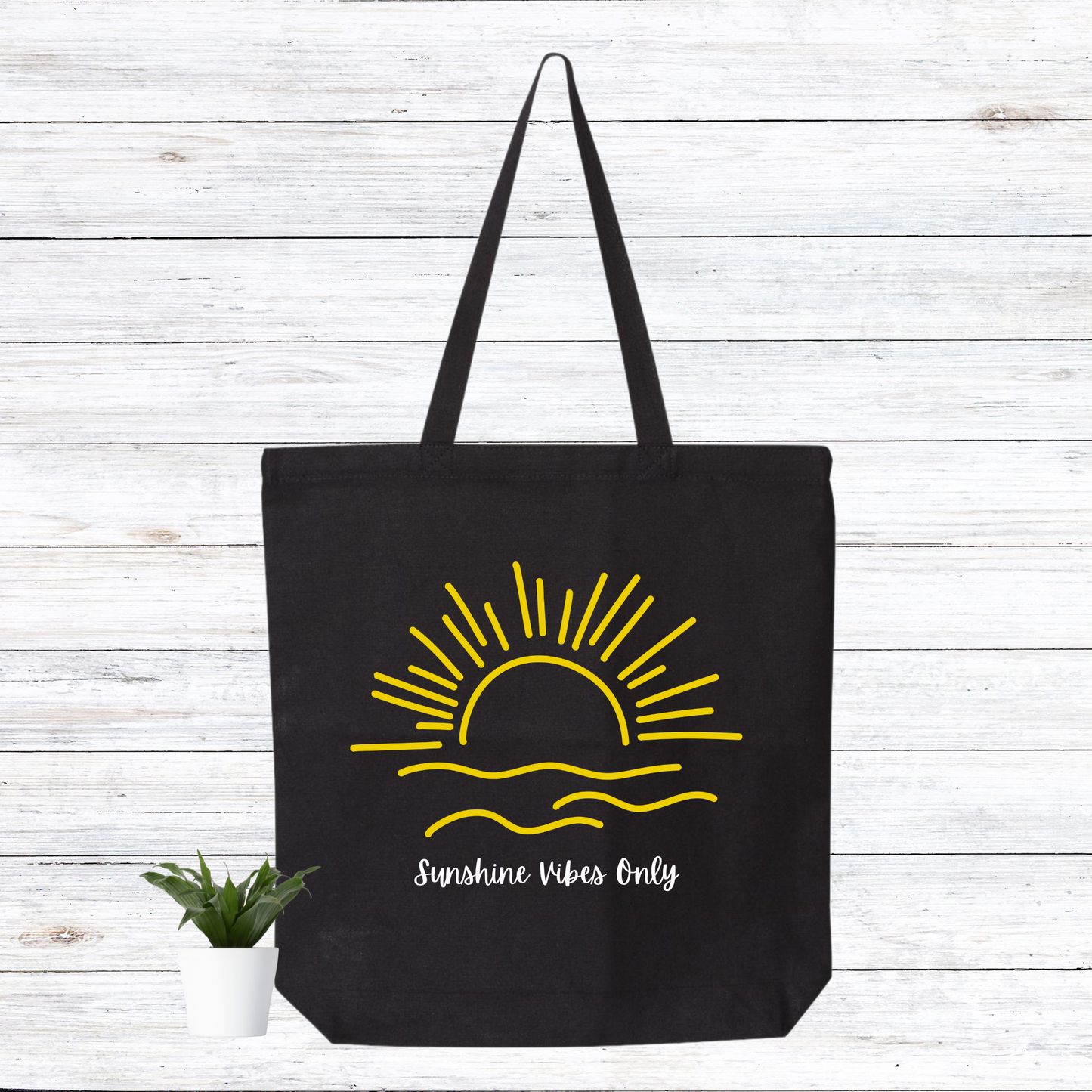 Sunshine Vibes Tote - Various Colors Available