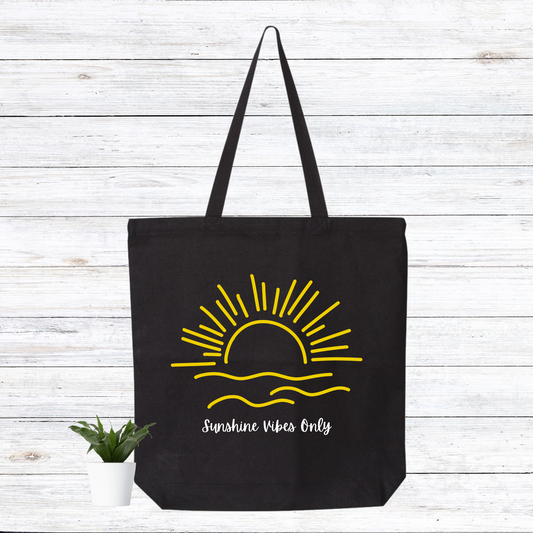 Sunshine Vibes Tote - Various Colors Available