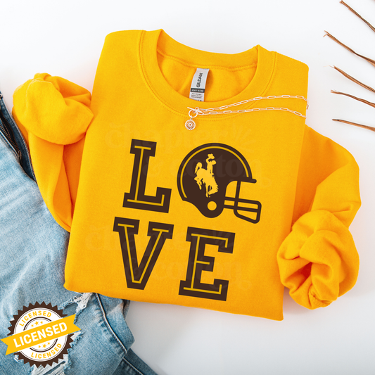 UW Football Love - Gold
