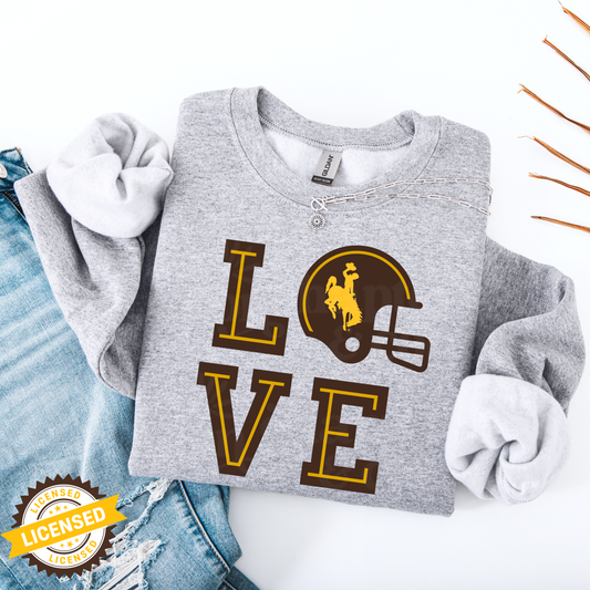 UW Football Love - Gray