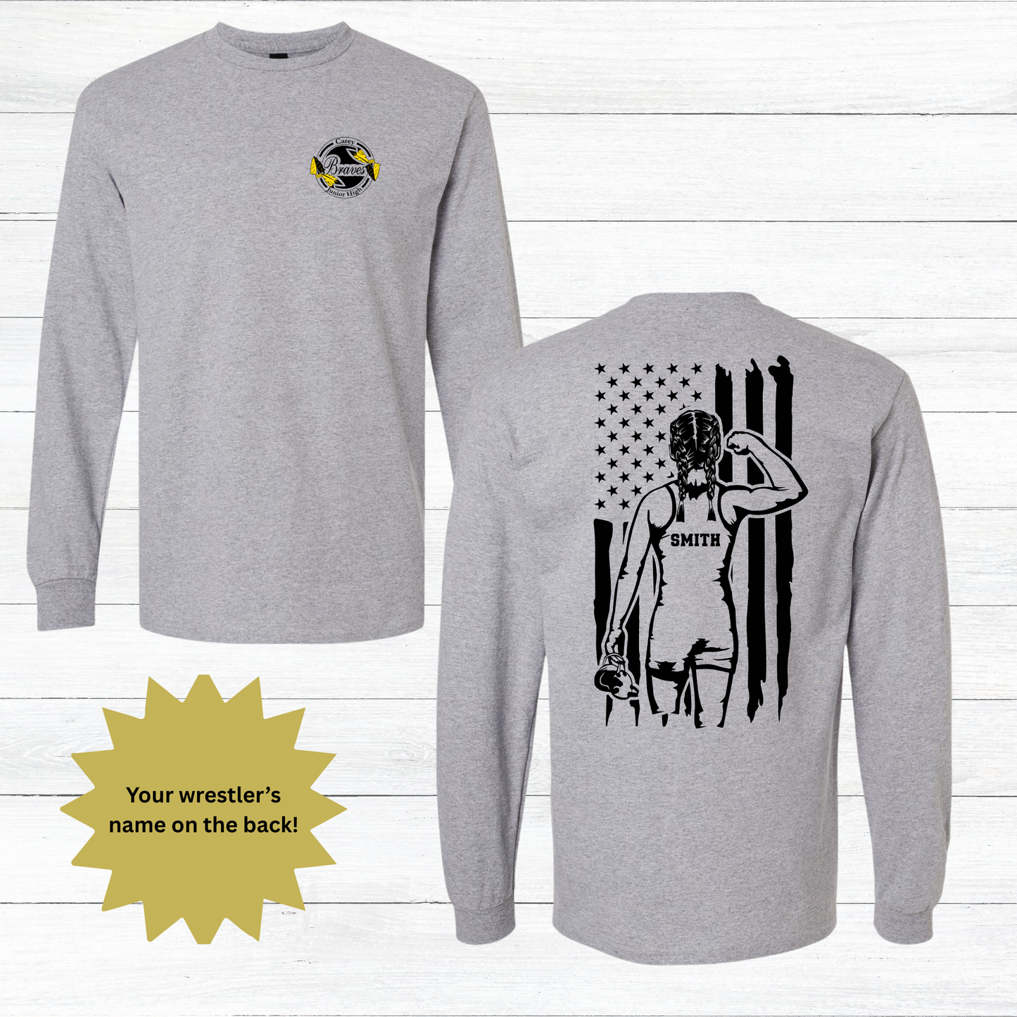 Braves All-American Wrestler - Various Styles Available